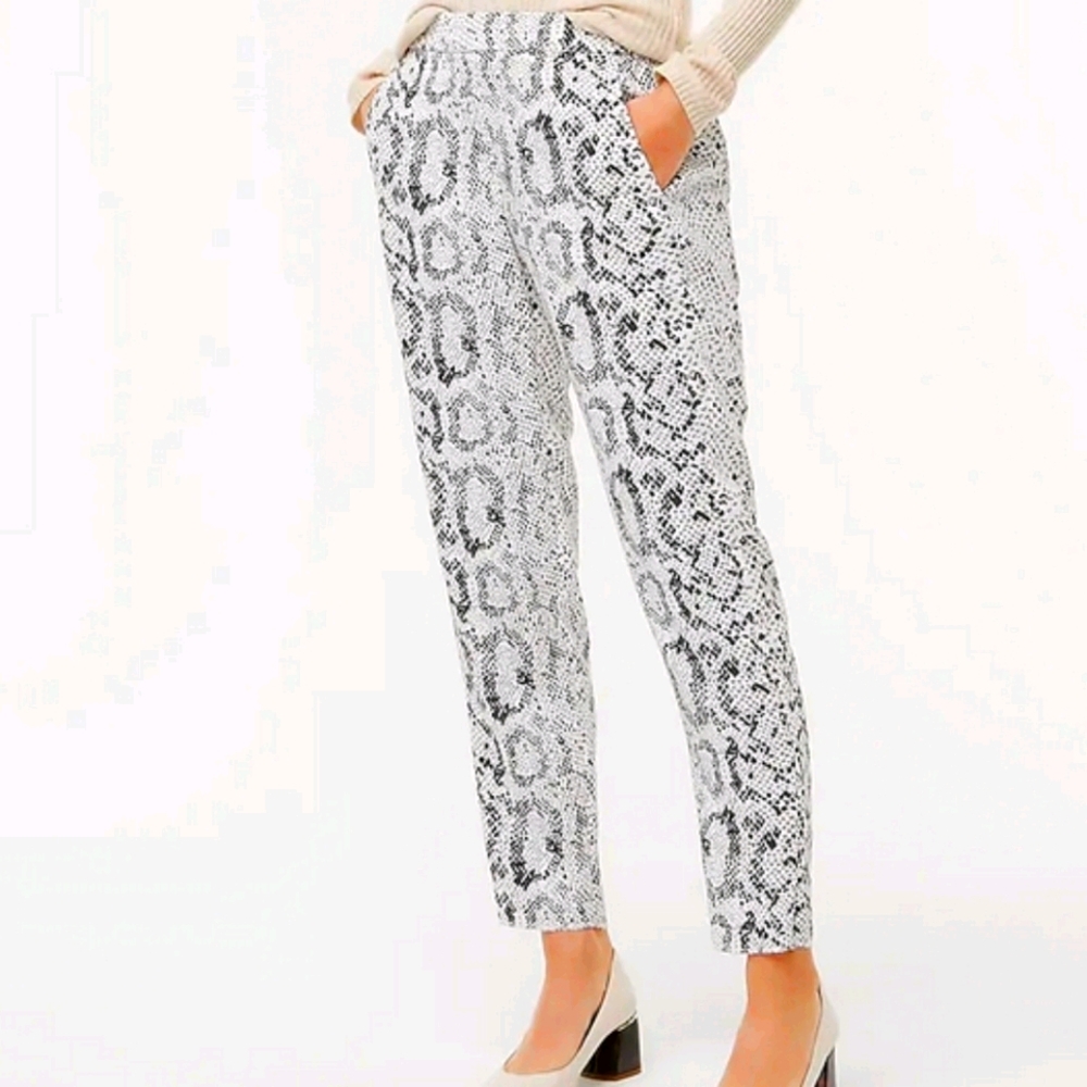 J. Crew snakeskin style gorgeous pants